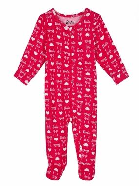 NWT - Barbie Footed One Piece Sleeper